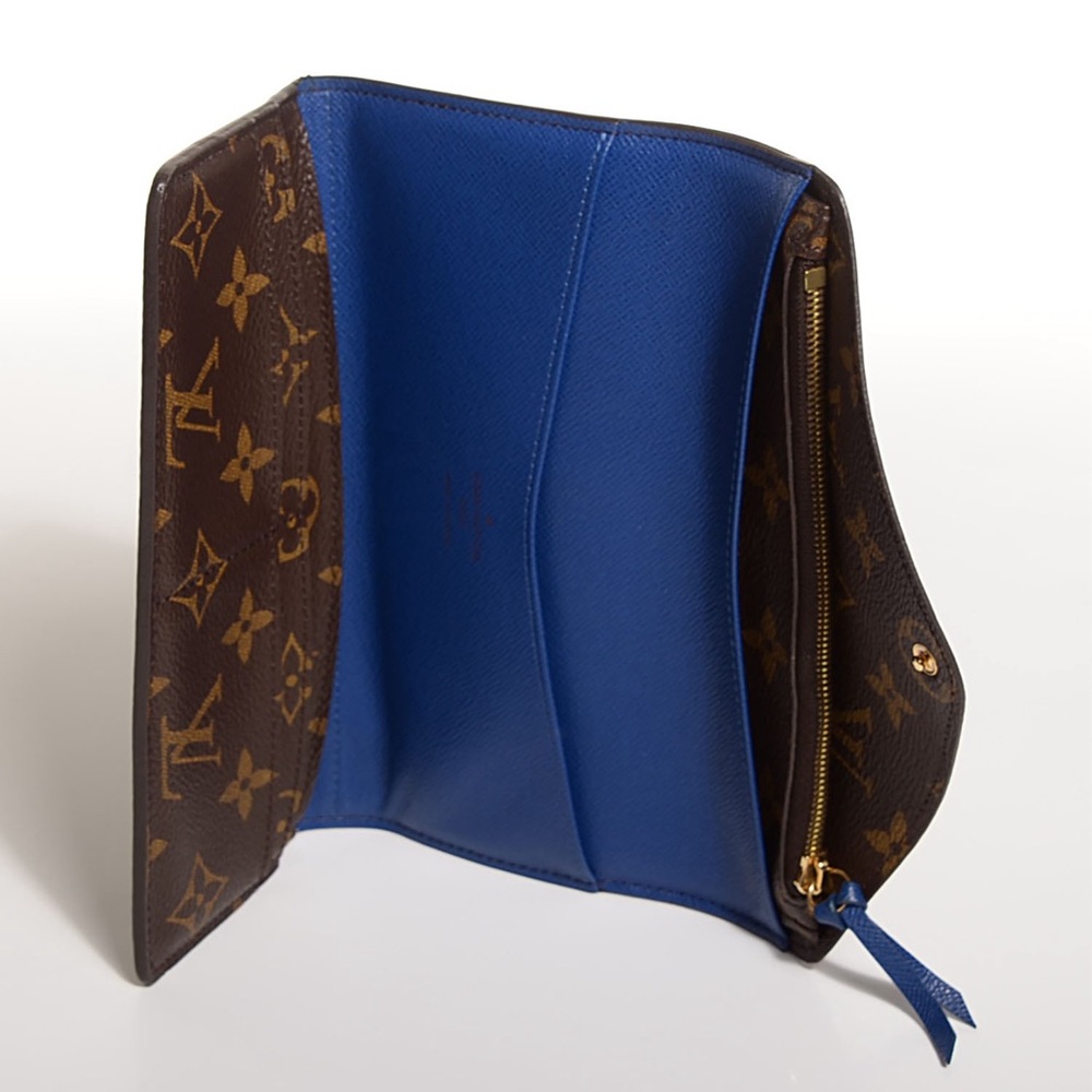 Louis Vuitton Blue and Brown Women's Wallet (LIMITED EDITION)